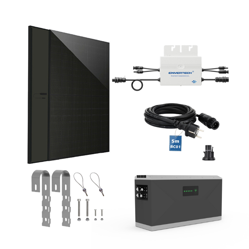 Kit solaire de balcon de 1600W avec batterie de 3kwh