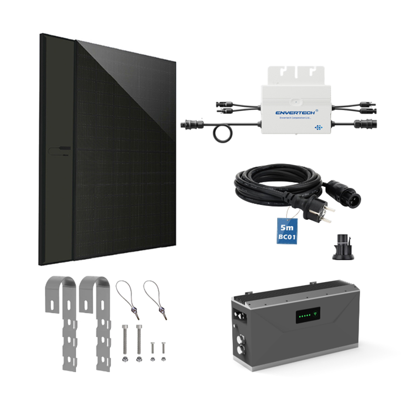 Kit solaire de balcon de 800W avec batterie de 3kwh